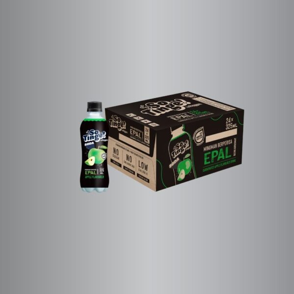 SPRITZER SO TINGE CARBONATED FLAVOURED DRINK APPLE (325ML X 24)